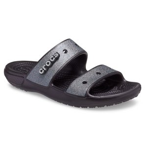 CROCS-Classic Croc Glitter II Sandal black Černá 41/42