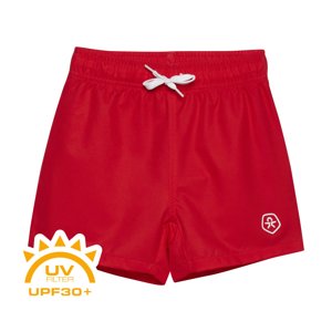 COLOR KIDS-Swim Shorts - Solid, goji berry Červená 116