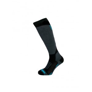BLIZZARD-Wool Sport Junior ski socks, black/blue Černá 30/32