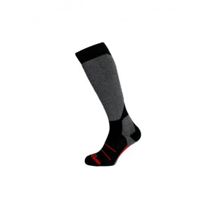 BLIZZARD-Wool Sport Junior ski socks, black/pink Černá 30/32