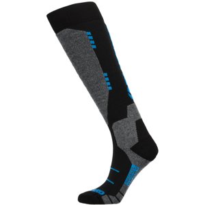 BLIZZARD-Wool Sport ski socks, black/turquoise barevná 39/42