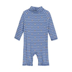 COLOR KIDS-Baby Suit L/S, AOP, coronet blue Modrá 92