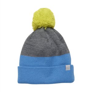 COLOR KIDS-Hat beanie, colorblock, blue Modrá 54cm