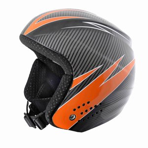 BLIZZARD-RACE ski helmet, carbon orange, size 50-52 uni Černá 50/52 cm 19/20