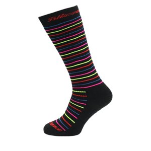 BLIZZARD-Viva Allround ski socks junior, black/rainbow stripes Černá 24/26
