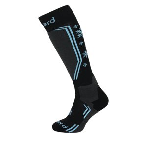 BLIZZARD-Viva Warm ski socks, black/grey/blue Černá 35/38