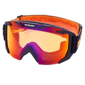 BLIZZARD-Ski Gog. 925 MDAZWO, black matt, orange1, infrared REVO SONA Černá UNI
