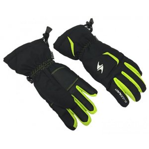 BLIZZARD-Reflex junior ski gloves, black/green Černá 5