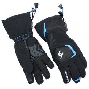 BLIZZARD-Reflex junior ski gloves, black/blue Černá 5
