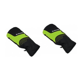 BLIZZARD-Mitten junior ski gloves, black/green 20 Černá 5