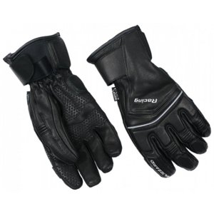 BLIZZARD-Racing Leather ski gloves, black/silver Černá 10