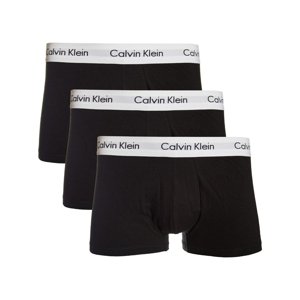 CALVIN KLEIN-CK LOW RISE TRUNKS-3 pack Black Černá XL