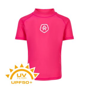 COLOR KIDS-T-shirt solid UPF 50+ Pink Yarrow Růžová 152