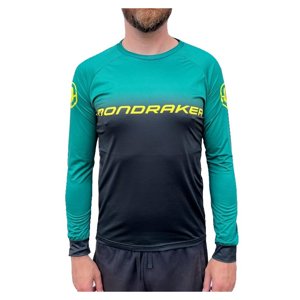 MONDRAKER-Enduro/Trail Jersey long, british racing green/black/yellow Zelená M