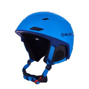 BLIZZARD-Double ski helmet, blue matt/dark blue Modrá 60/63 cm