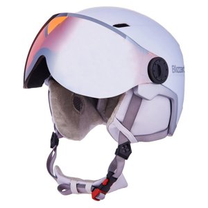 BLIZZARD-W2W Double Visor ski helmet, white matt, orange lens, mirror Bílá 56/59 cm 2022