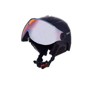 BLIZZARD-Double Visor ski helmet, black matt, orange lens, mirror Černá 60/63 cm 2022