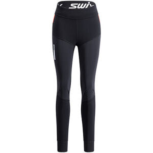 Dámské zateplené běžecké kalhoty Swix Roadline Warmer Tights 10052-23 velikost - textil L