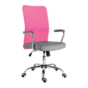 Dětská juniorská židle ERGODO FUNKY Barva: šedo-růžová
