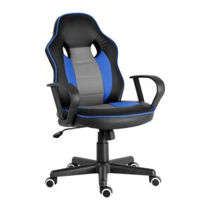 Dětská herní židle RACING PRO FROG TEX Barva: černo-modrá