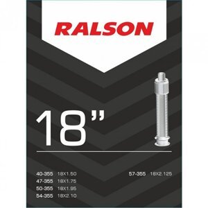 Duše RALSON 18"x1.5-2.125 (40/57-355) DV/22mm