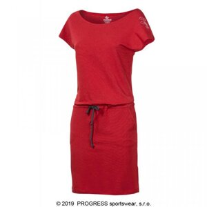 Šaty dámské Progress MARTINA červené Velikost: L