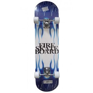 Acra Skateboard barevný ohnivý modrý dřevěná deska
