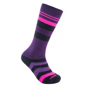 Ponožky dětské SENSOR SLOPE MERINO černá/růžová/fialová Velikost: 1-2