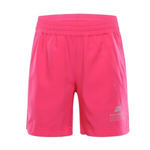 Kalhoty dětské krátké ALPINE PRO SPORTO růžové Velikost: 128/134