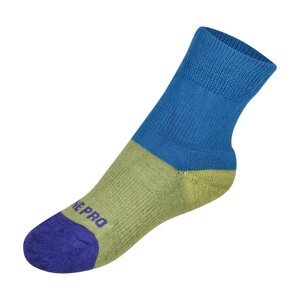 Ponožky dětské ALPINE PRO NOLDO merino modré Velikost: M