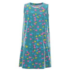 Šaty dětské ALPINE PRO DARESO zelené Velikost: 104/110