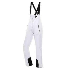 Kalhoty dámské dlouhé ALPINE PRO GERANA softshellové bílé Velikost: L