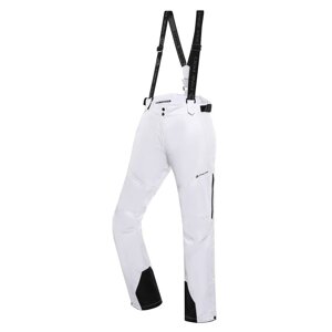 Kalhoty dámské dlouhé ALPINE PRO OSAGA s membránou PTX bílé Velikost: XS