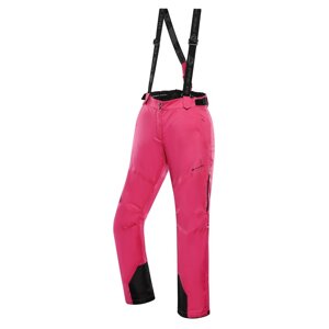 Kalhoty dámské dlouhé ALPINE PRO OSAGA s membránou PTX růžové Velikost: XS