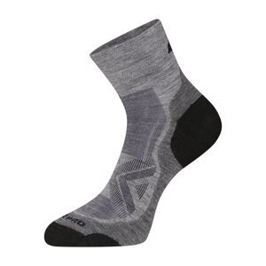 Ponožky ALPINE PRO DERERE antibakteriální merino šedé Velikost: L